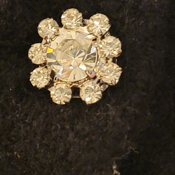 Fashion Bug 8 Sparkly Button Black Long Sleeve Womens Med Sweater - Picture 2 of 4